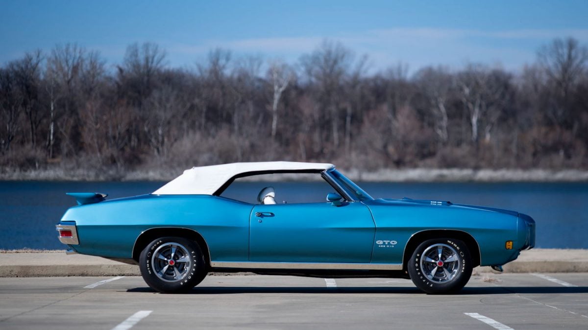 Bermuda Blue 1970 Pontiac GTO Convertible Headed To Auction