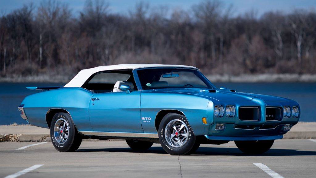 Bermuda Blue 1970 Pontiac GTO Convertible Headed To Auction