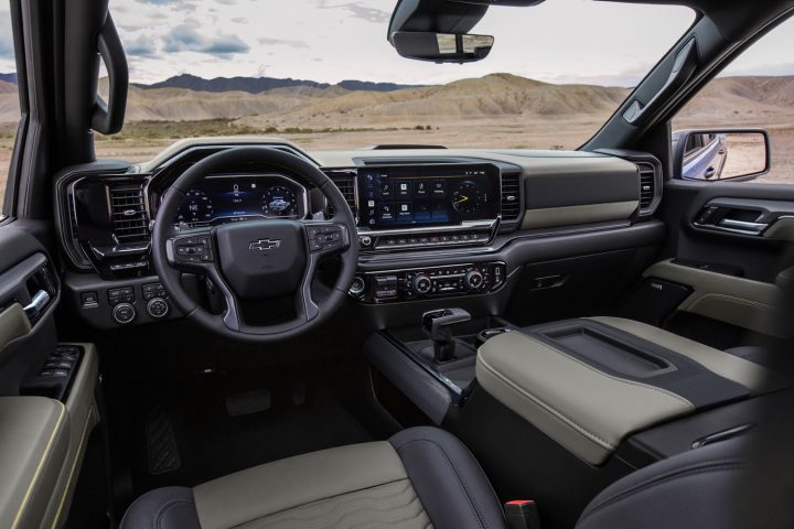 Chevy Cheyenne interior.