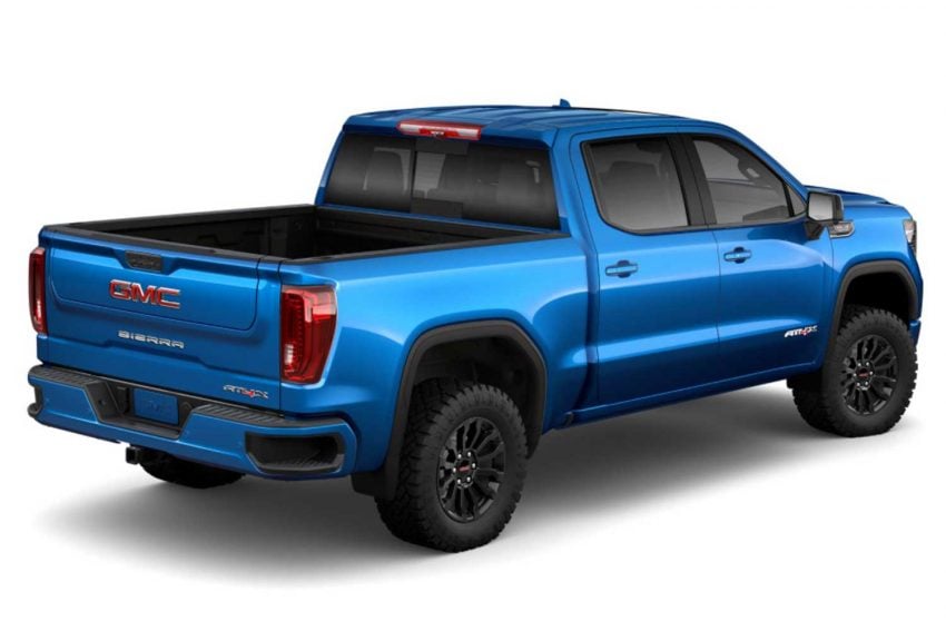 2024 Gmc Sierra 1500 Dynamic Blue Metallic Paint Built Out