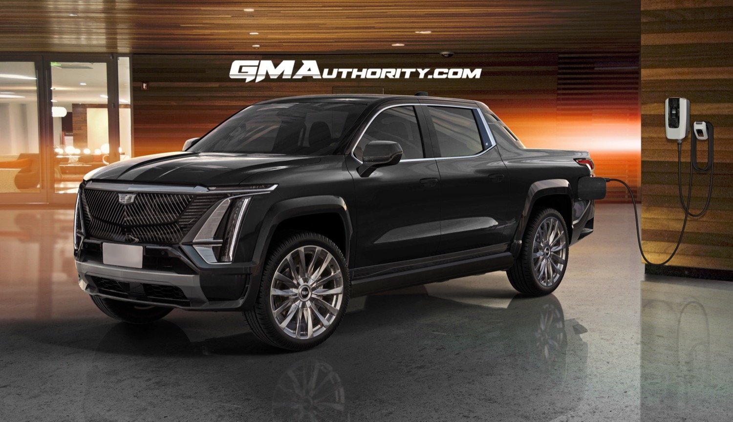 Cadillac 2022 Truck   Cadillac EV Electric Pickup Rendering GM Authority 001 