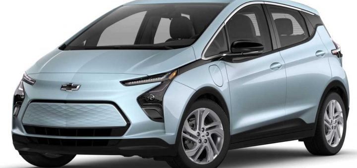 chevy bolt ev blue