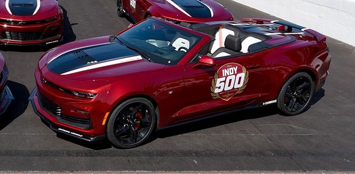 2022 Chevy Camaro SS at the Indy 500.