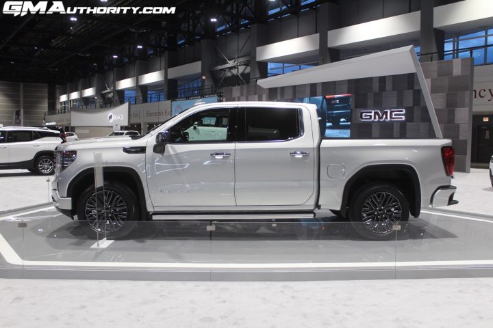 Heavy discounts remain on the 2023 and 2024 GMC Sierra 1500, shown here in the range-topping Denali Ultimate trim.