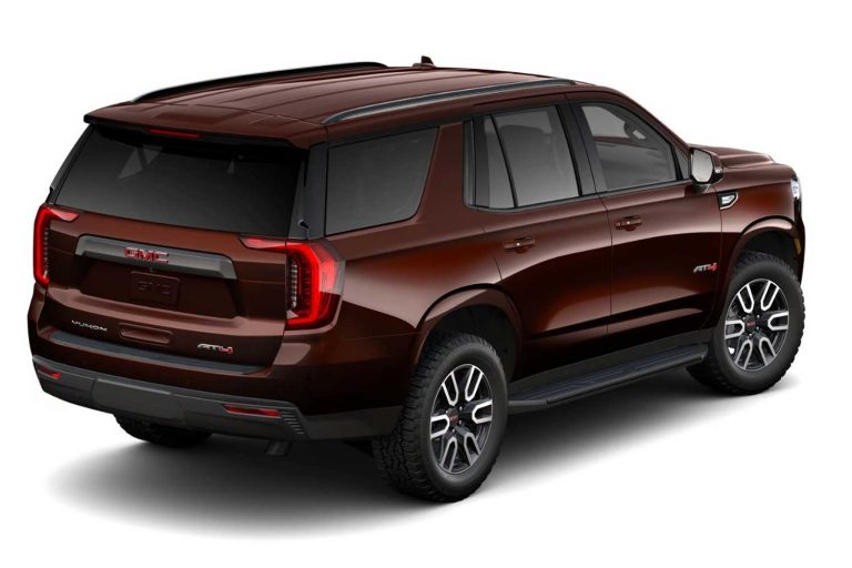 2024 GMC Yukon Drops Redwood Metallic Paint