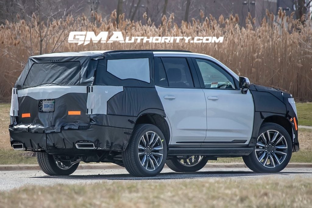 2024 Cadillac Escalade Refresh Spied Testing For First Time