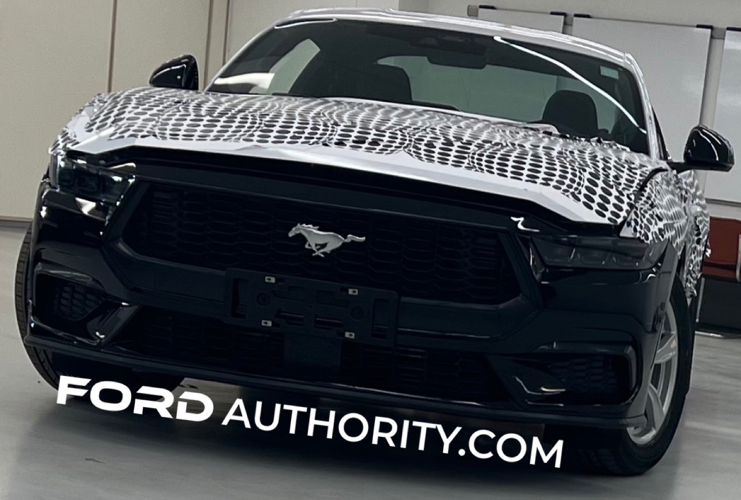 2024 Ford Mustang Front Fascia Leaked   2024 Ford Mustang S650 Prototype Front Fascia Leak April 2022 