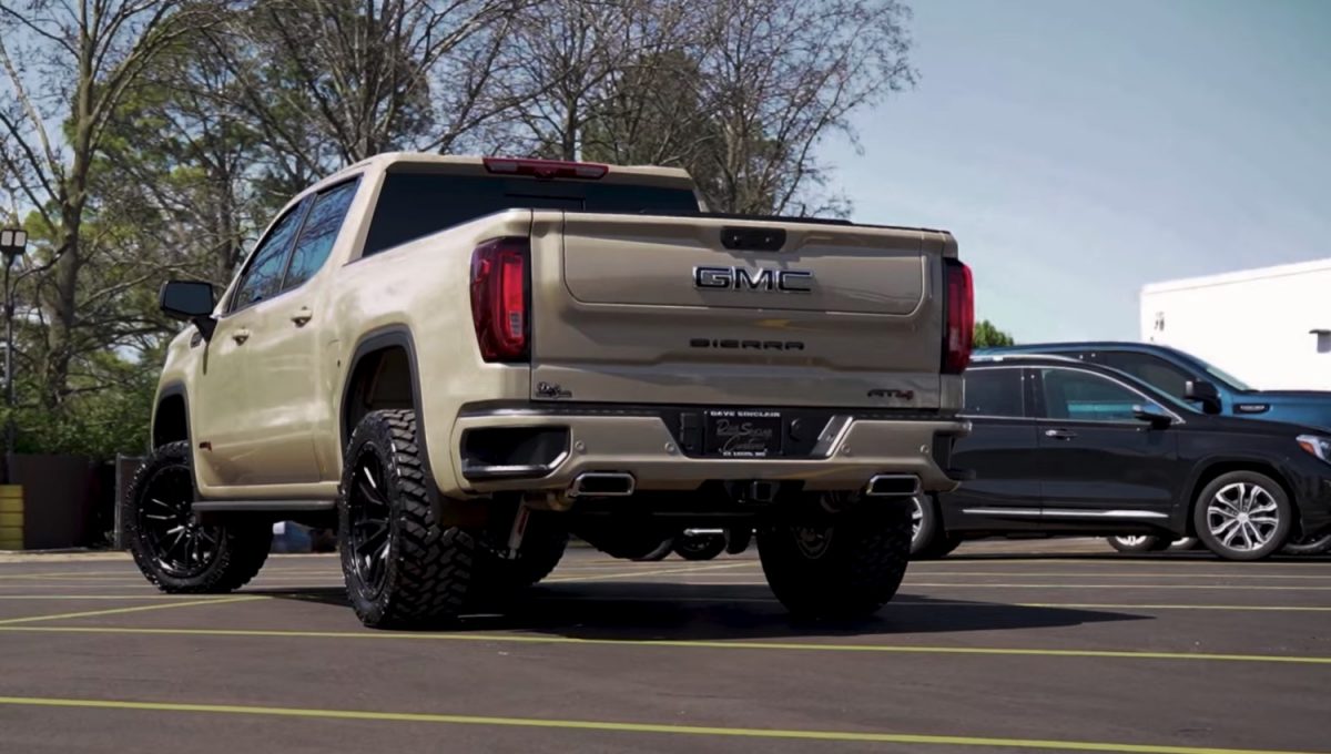 Custom 2022 GMC Sierra AT4 In Desert Sand Paint: Video