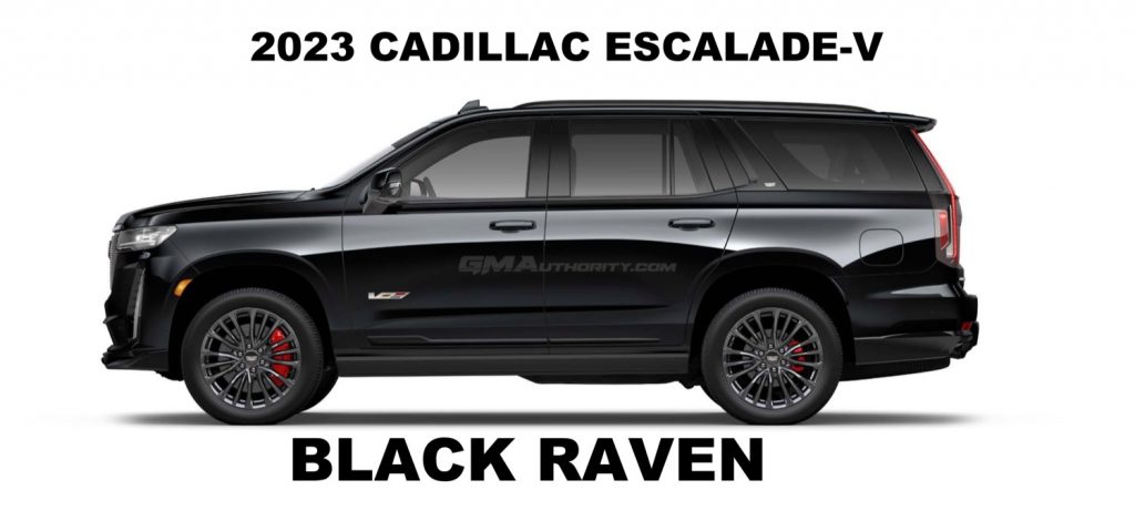 2023 Cadillac Escalade All Black Here Are The 2023 Cadillac Escalade V Paint Colors