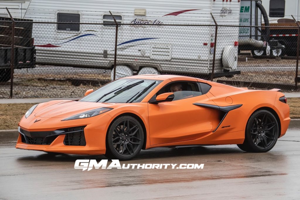 satin orange corvette