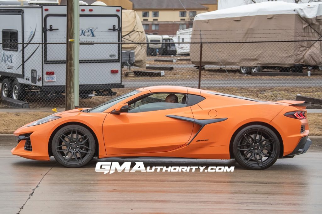 satin orange corvette