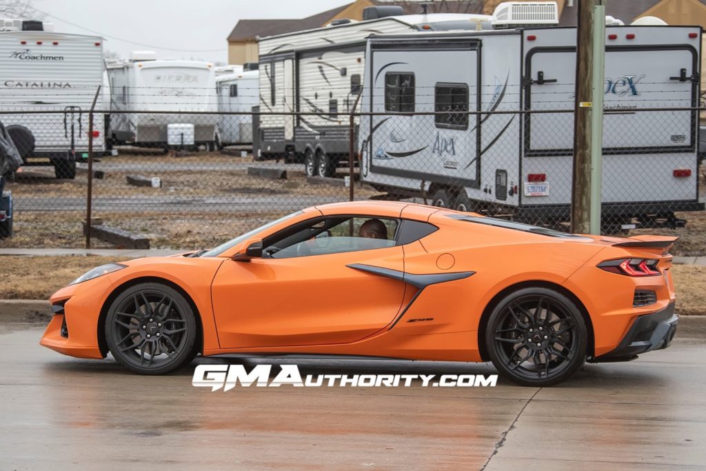 satin orange corvette