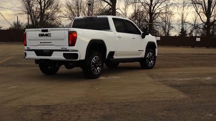 2022 GMC Sierra AT4 HD Looks Great In Black And White: Video