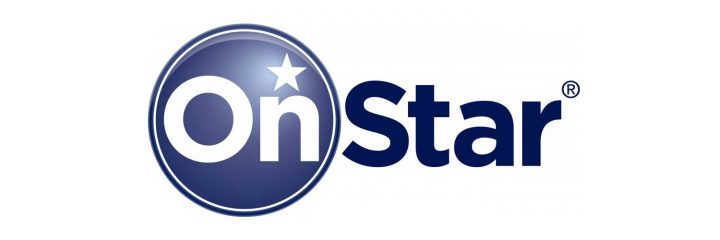 The logo for OnStar including the GM Smart Driver feature.