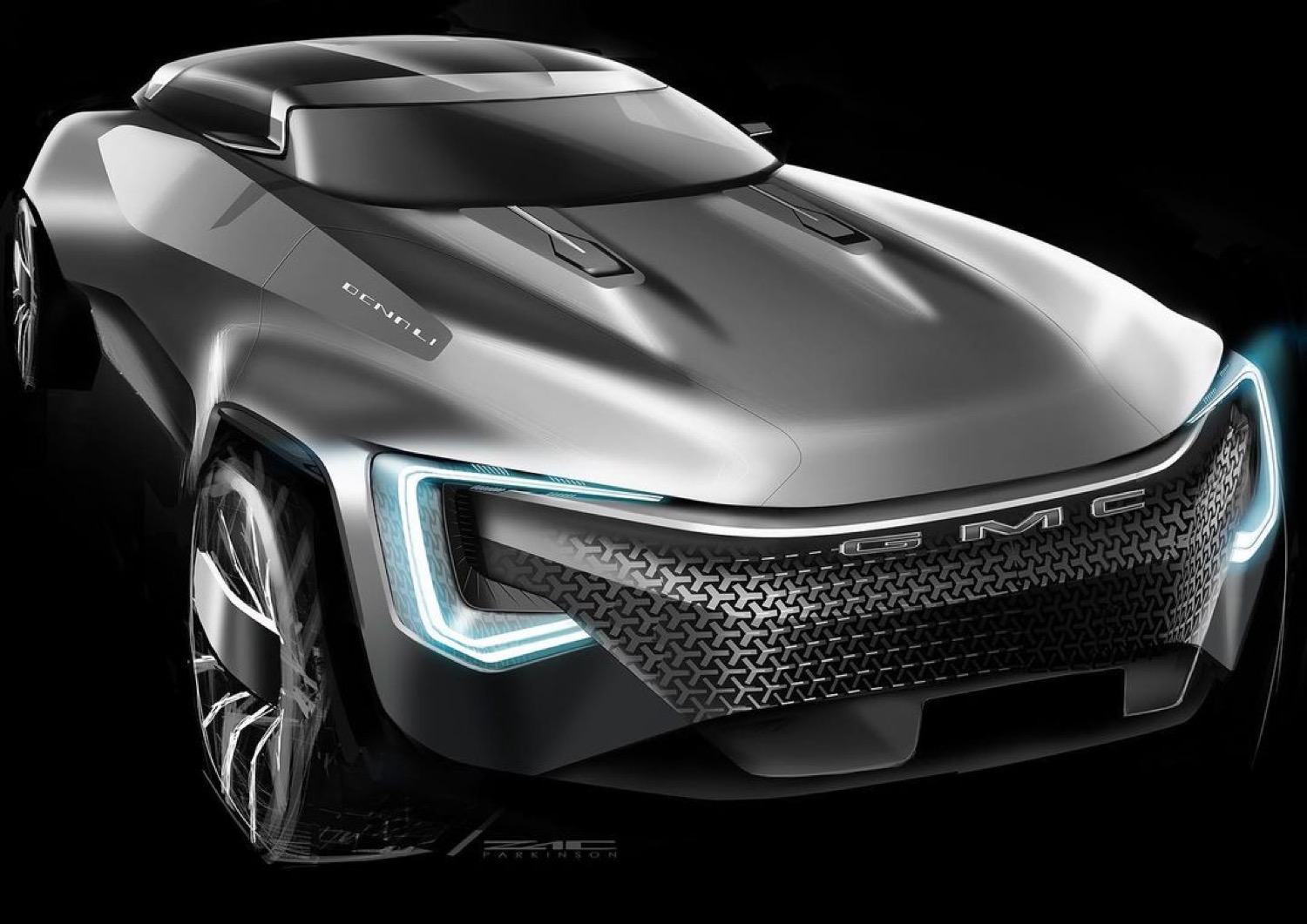 GM Design Team Releases Future GMC Denali Crossover Sketch