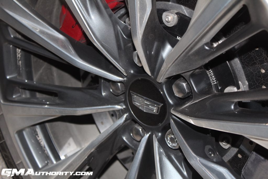The wheel on the Cadillac CT5-V Blackwing.
