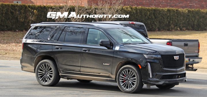 2023 Cadillac Escalade Black 2023 Cadillac Escalade V In Black Raven Live Photo Gallery