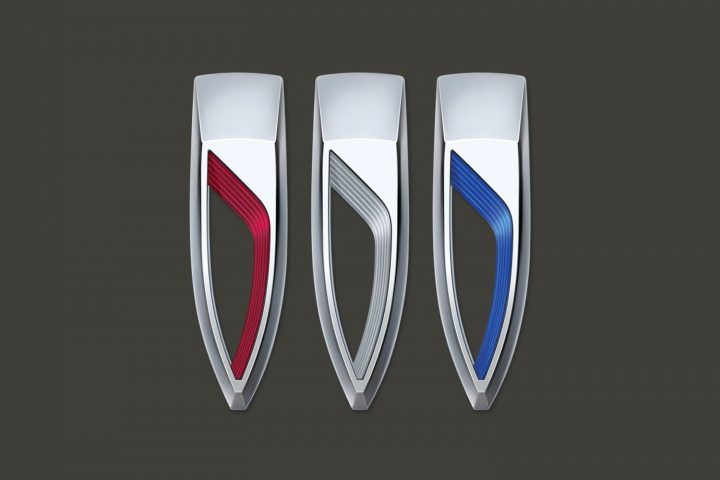 The new Buick Tri-Shield logo. 