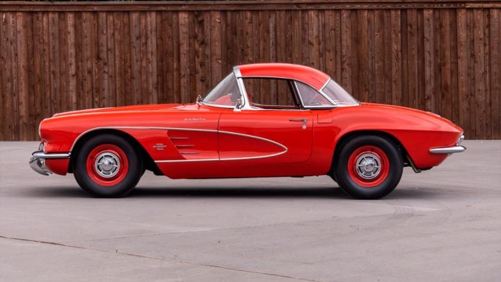 1961 Chevy Corvette Big Brake Fuelie Monterey Auction Bound