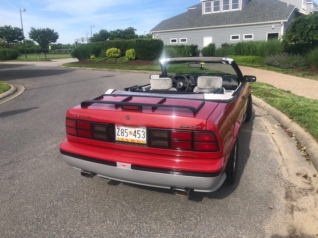 Low-Mile 1988 Chevy Cavalier Z24 Convertible Up For Sale