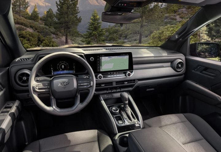 Chevy Colorado Trail Boss interior.