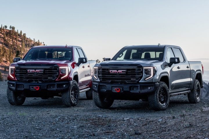 GMC Sierra AT4X and AT4X AEV Edition.