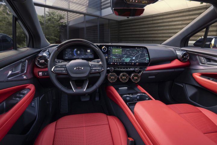 Chevy Blazer EV SS interior.