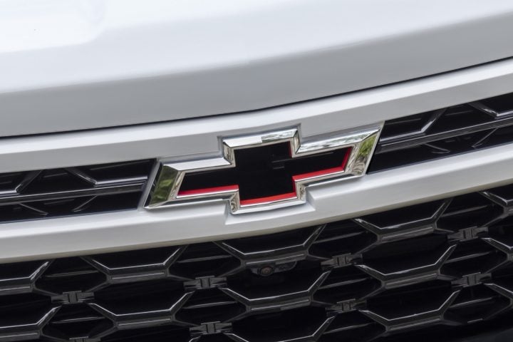 Badging on the Chevy Silverado 1500.