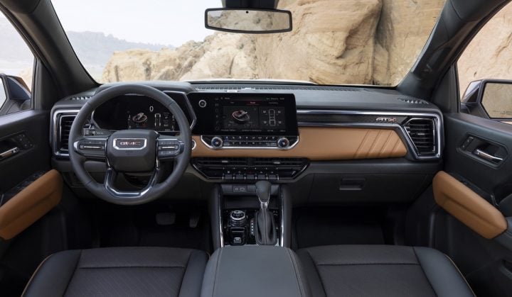 2025 GMC Canyon interior.