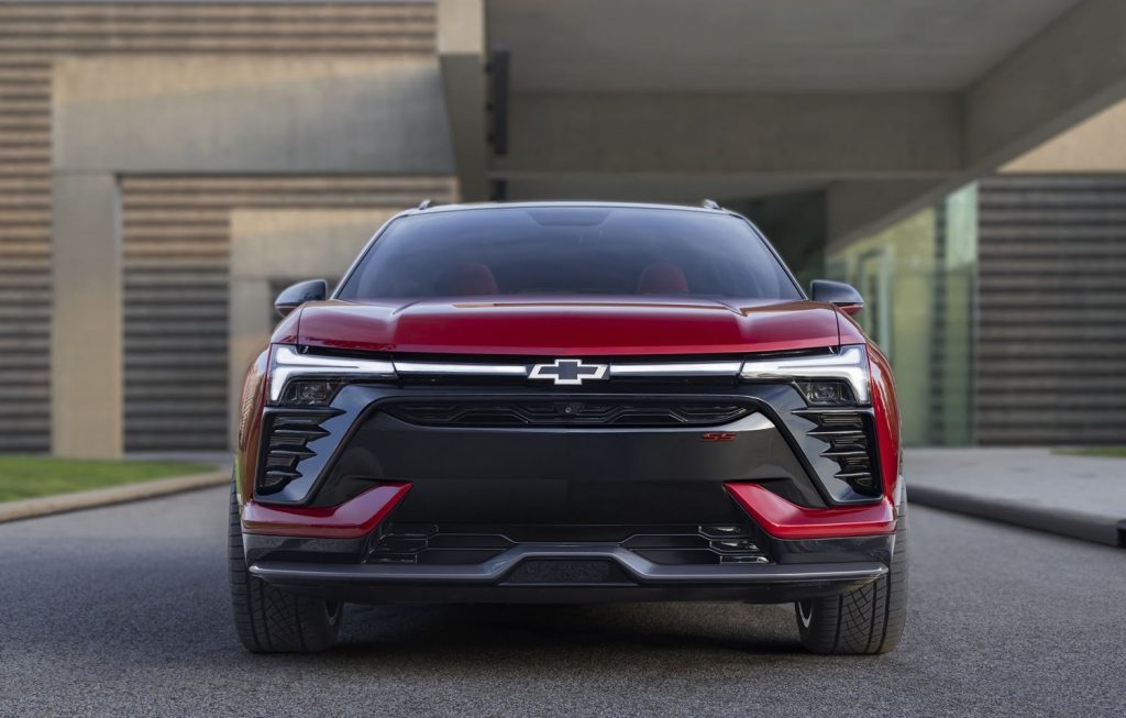 The front end of the 2024 Chevy Blazer EV SS.