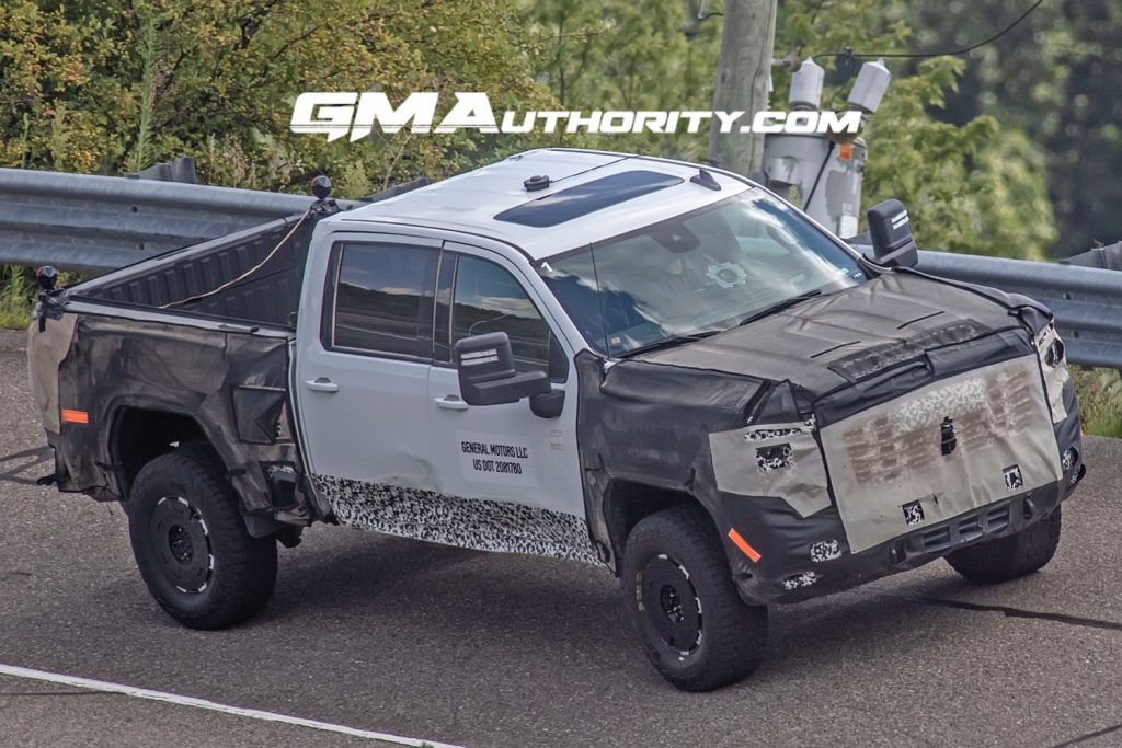 2024 GMC Sierra AT4X HD Prototype Testing August 2022 010 GM