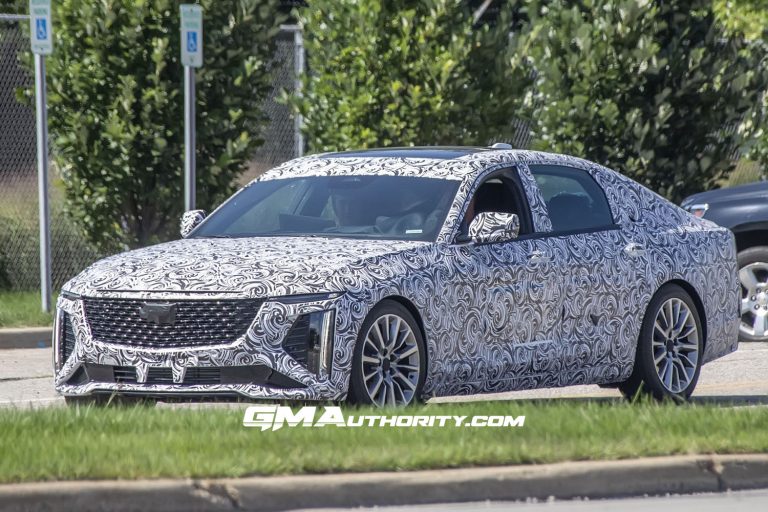 2024 Cadillac CT6 Spy Shots Reveal Production Lighting