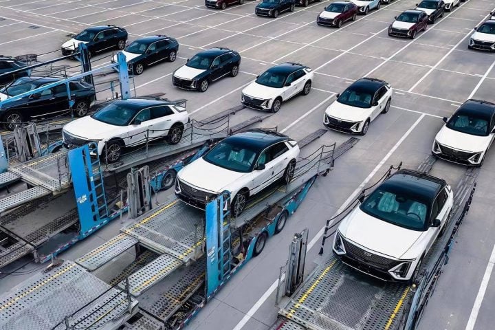 Cadillac Lyriq models shipping.