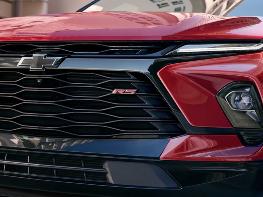 The front end of the 2023 Chevy Blazer.