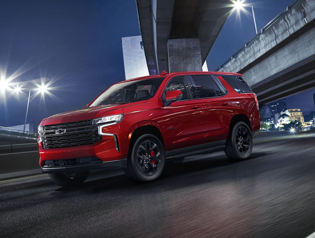 Chevy was the most trusted large SUV brand in America for the 2023 calendar year, per a new customer survey study. The category may include the Chevy Tahoe, as seen here.