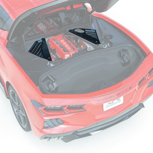 LT2 Engine Cover, Edge Red, C8 Corvette, ACS Composite