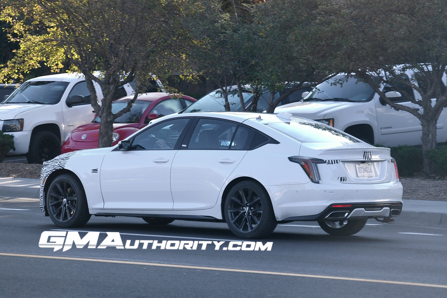 Refreshed 2024 Cadillac CT5 Spied