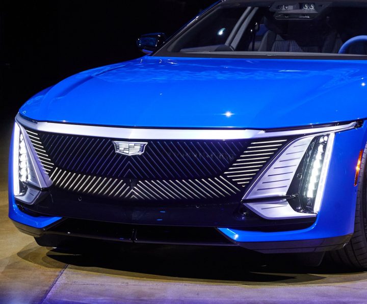 The front end of the Cadillac Celestiq.
