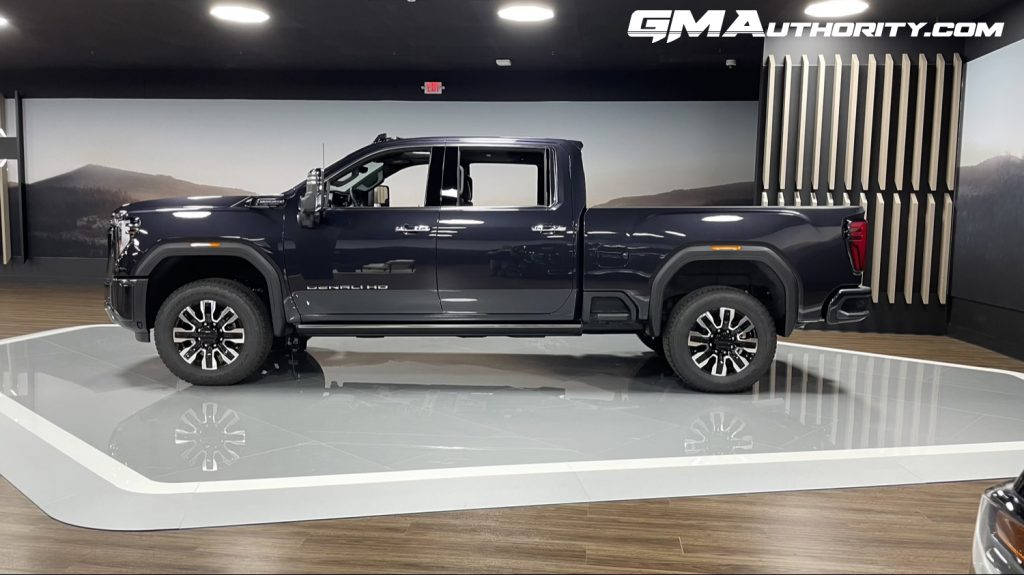 GMC Ranks High In J D Power Winter 2023 U S Website Study   2024 GMC Sierra 2500 HD Denali Ultimate Titanium Rush Metallic G6M Reveal Photos Exterior 008 Side 1024x575 