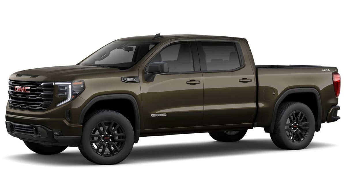 2024 GMC Sierra 1500 Deep Bronze Metallic Paint Built Out