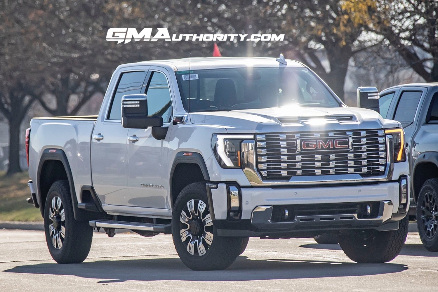 2024 GMC Sierra Denali HD In White Frost Live Photo Gallery