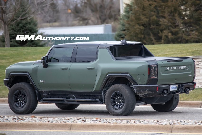 2023 Gmc Hummer Ev Pickup In Moonshot Green Matte: First Pix