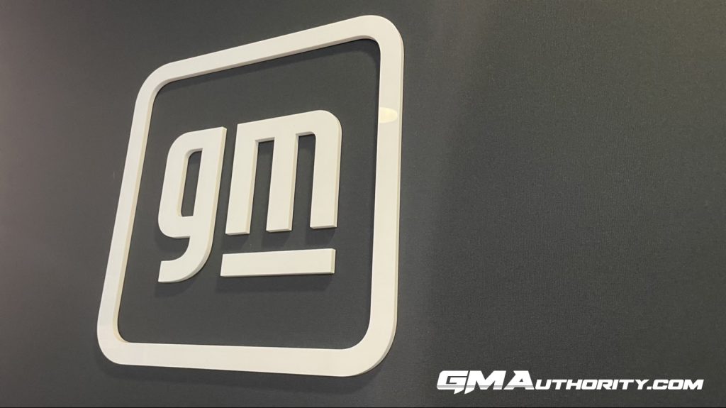 Photo of GM logo.