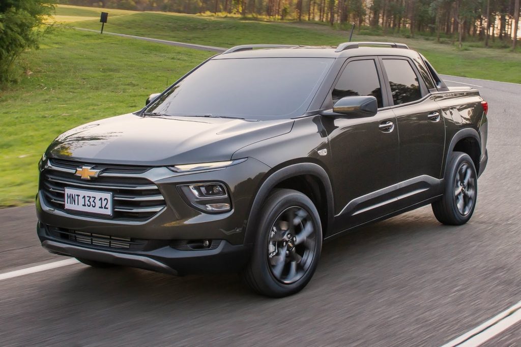 The 2024 Chevy Montana is now on sale in Argentina. Shown here is the Montana Premier.