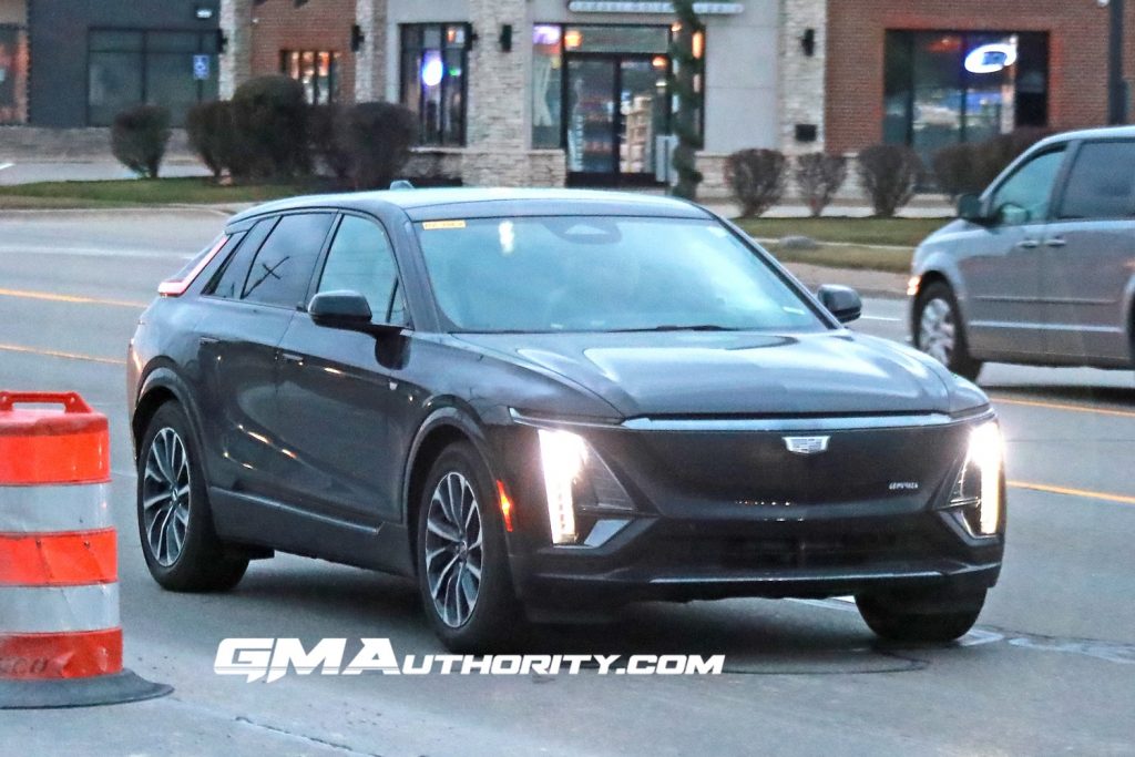 2024 Cadillac Lyriq Sport with unlit grille
