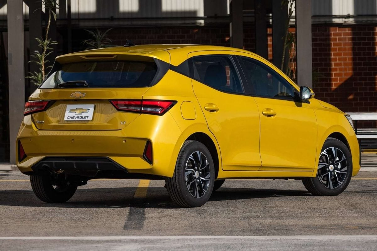 Here Is The All New 2024 Chevy Aveo Hatchback   2024 Chevrolet Aveo Hatchback LT Mexico Exterior 008 Rear Three Quarters 1200x800 