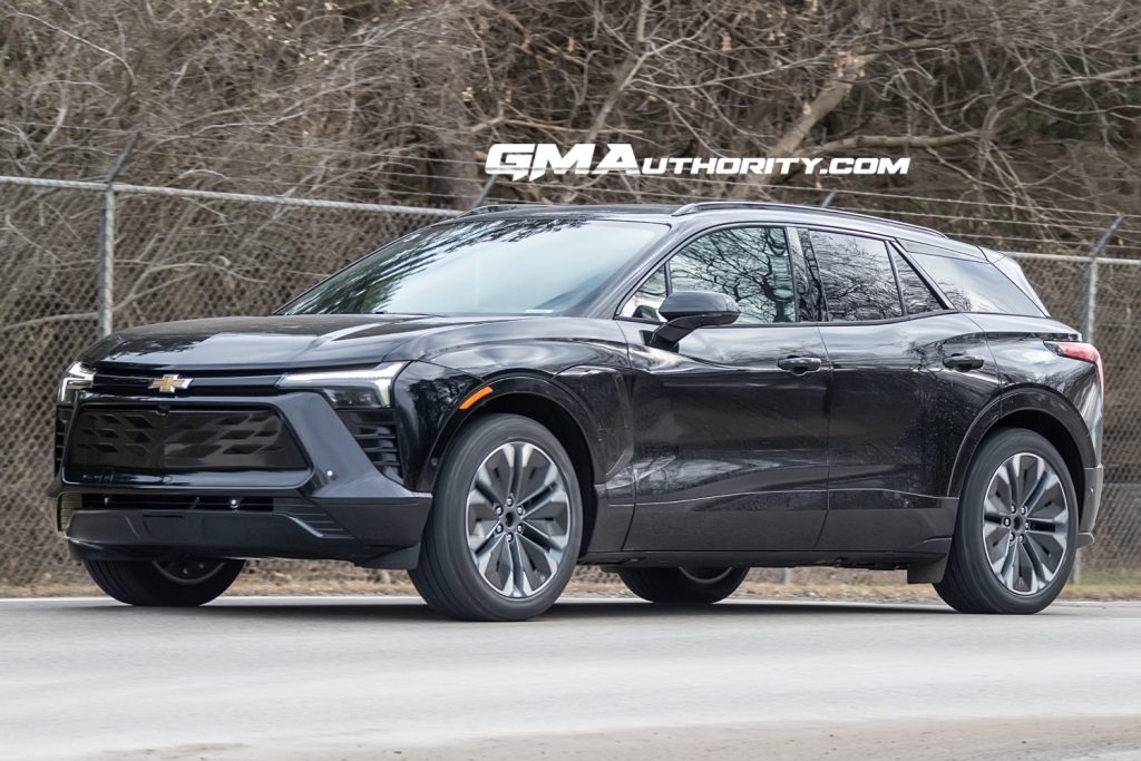 2024 Chevy Blazer EV Spotted Undisguised For The First Time 55 OFF   2024 Chevrolet Blazer EV RS Black First Real World Photos Exterior 002 1024x683 