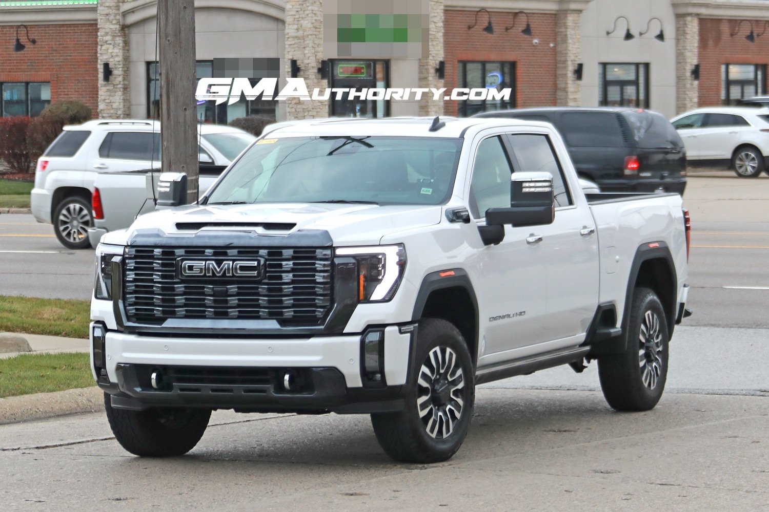 2024 GMC Sierra HD Denali Ultimate In White Frost Photos