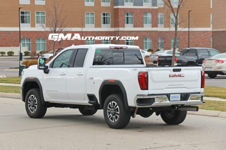 Certain 2025 GMC Sierra HD trims are currently unavailable to order in rear-wheel drive.