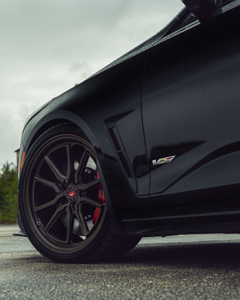 Cadillac CT4-V Blackwing Lowered On Vossen ML-X2 Wheels